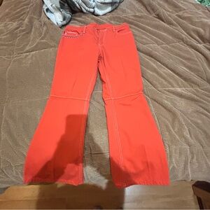 Polo by Ralph Lauren Orange Flare Jeans